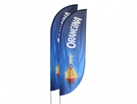 Flags Rider Round Orangina