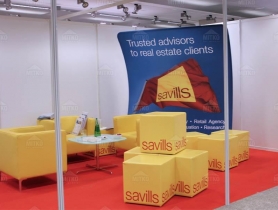 Advertising Cubes Savills