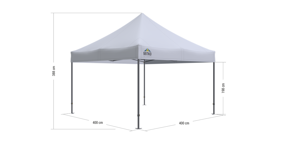 lus krant Tether Express tent 4x4